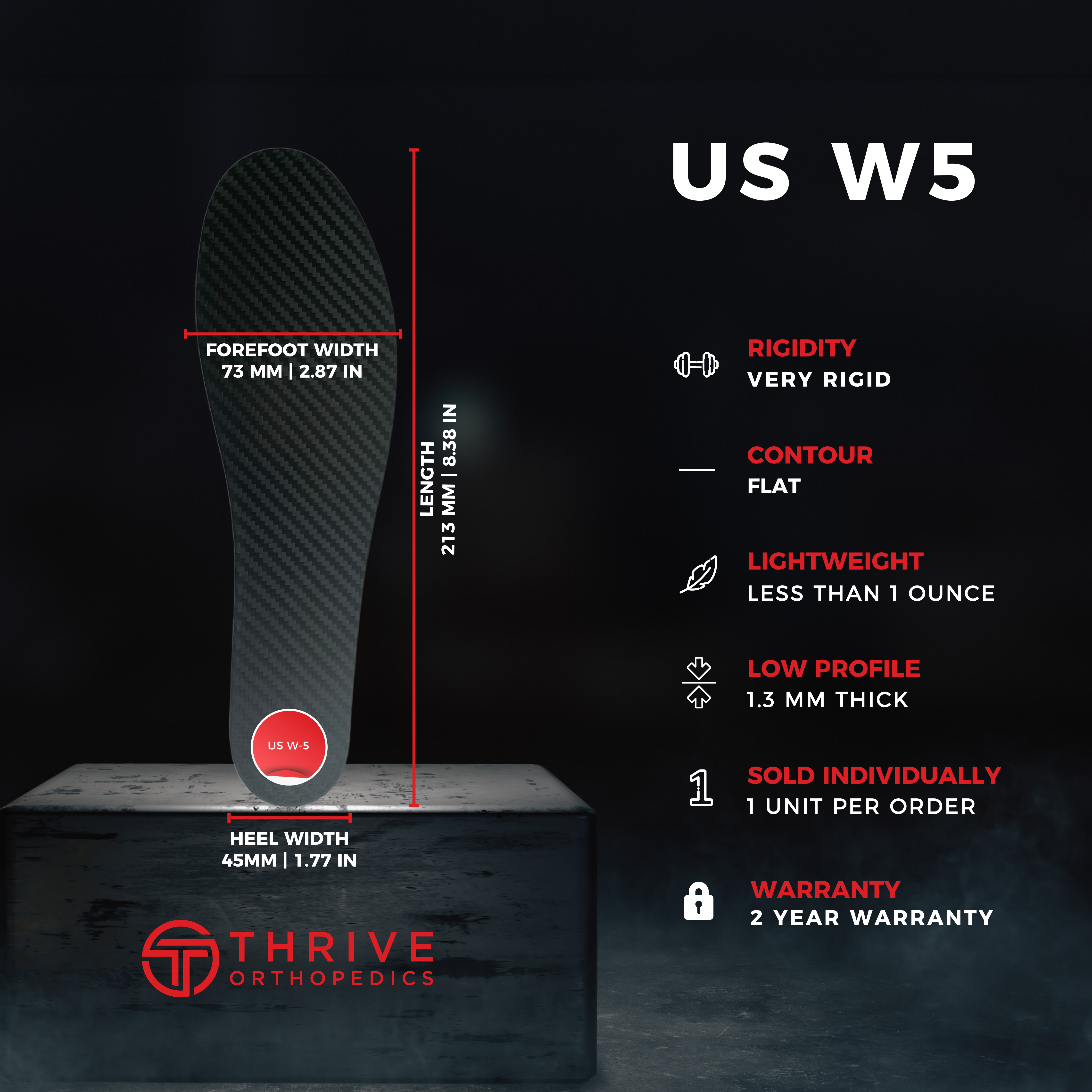 X-Glide Carbon Fiber Insoles | Rigid or Flexible