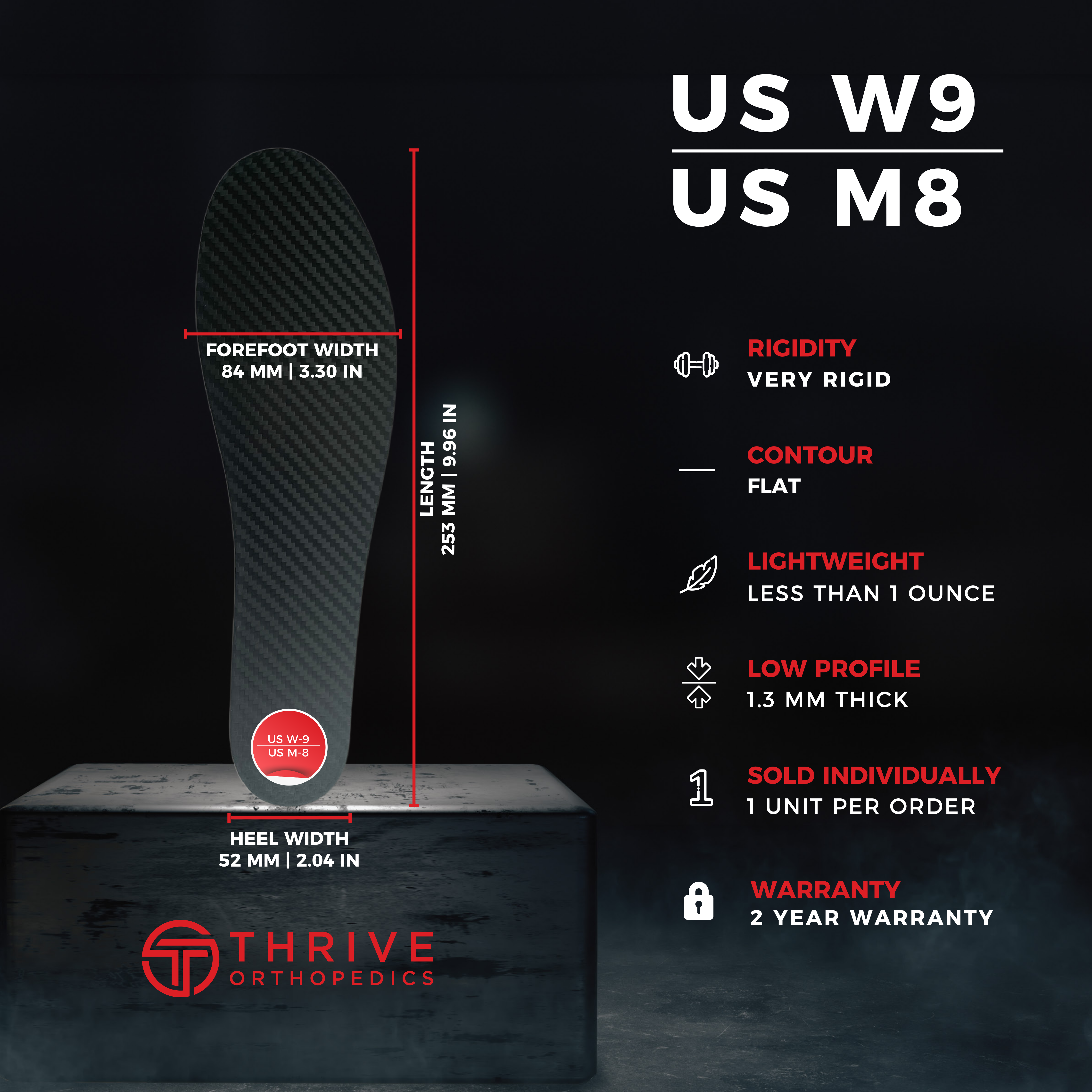 X-Glide Carbon Fiber Insoles | Rigid or Flexible